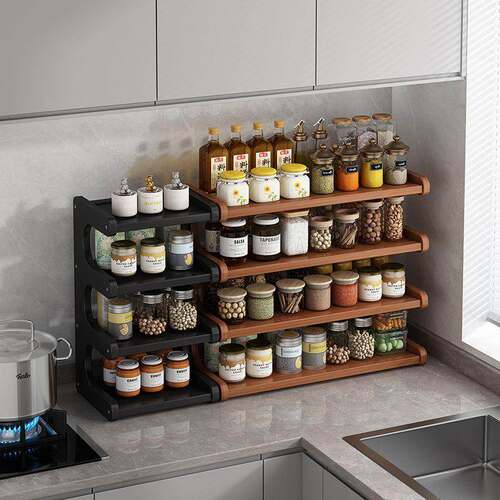 Kitchen countertop seasoning organizer, multifunctional spic