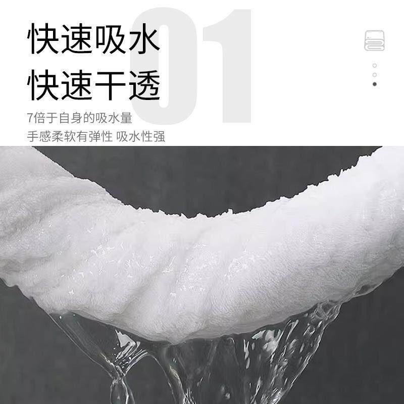 星级酒店名宿色巾全棉家用加厚吸水纯棉尺浴白浴巾纯白浴巾大寸可