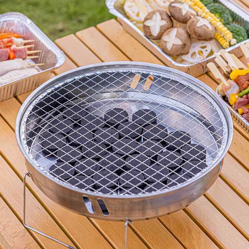 烧烤网烧烤架烤网不锈钢烤盘网架钢丝一次性圆形户外烤肉围炉煮茶,厨房/烹饪用具,烧烤网,淘宝优惠券,粉丝福利购,淘宝优惠卷
