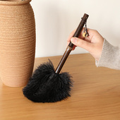 BTV4孔雀毛除尘掸子鸵鸟毛除尘装 饰小掸子