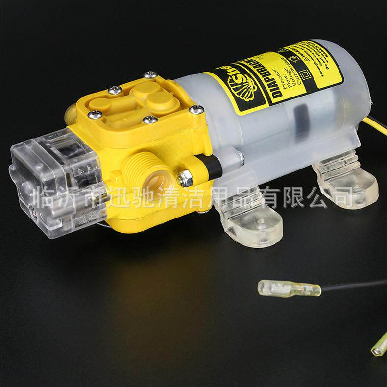 微型直流水泵12v高压抽水泵洗车水泵大流量微型直流隔膜水泵