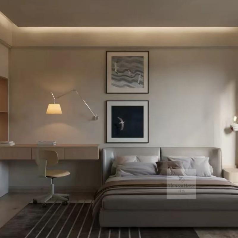 飞鸟现代简约客厅餐厅玄关挂画小幅正方形极简装饰画中古风壁画图片