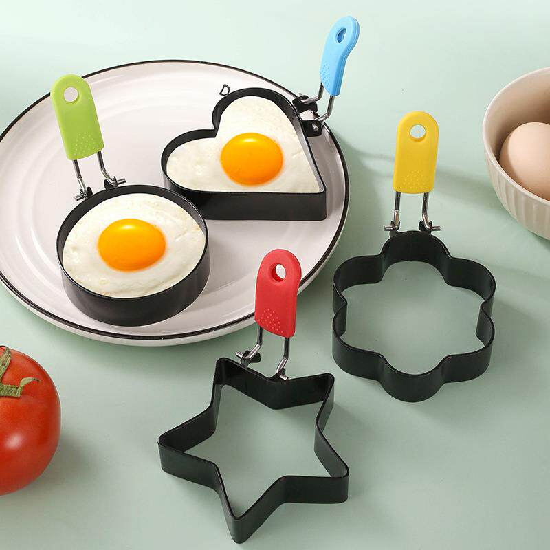 不锈钢煎蛋模具神器煎鸡蛋DIY模型煎蛋器爱心形荷包蛋饭团磨具套
