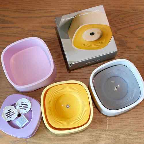 悬浮力狗狗水碗防不湿嘴漂浮喝水器宠物饮水器狗盆狗碗防打翻法斗