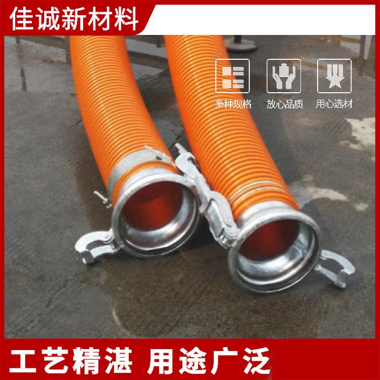 移动排涝泵车吸水管 PVC进水管抽水防汛6寸8寸10寸塑筋管耐负压