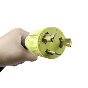 50R母头房车发电机扭锁适配器电源线NEMA 30P公插头转NEMA