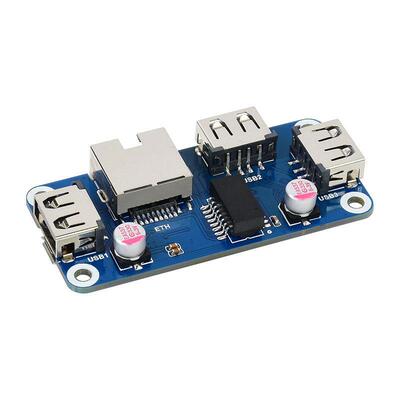 Weixue树莓派Zero 100米以太网端口模块USB Hub扩展板USB Hub接口
