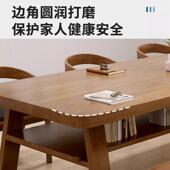 双层实木约大长书习桌客厅双人桌子办公学桌574现代简电脑桌桌工