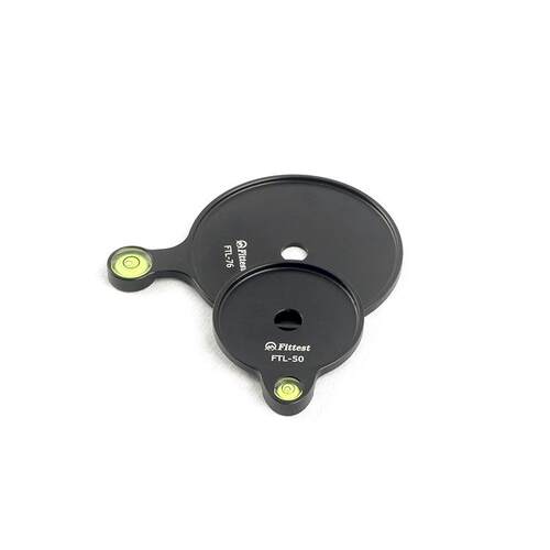 众杰 FITTEST 铝合金材料，三脚架 外置 水平仪 连接盘 内径76mm