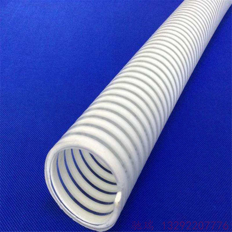 供应静电工业吸尘管 硬质螺旋塑筋加强PVC透明管镀铜钢丝PU排风管