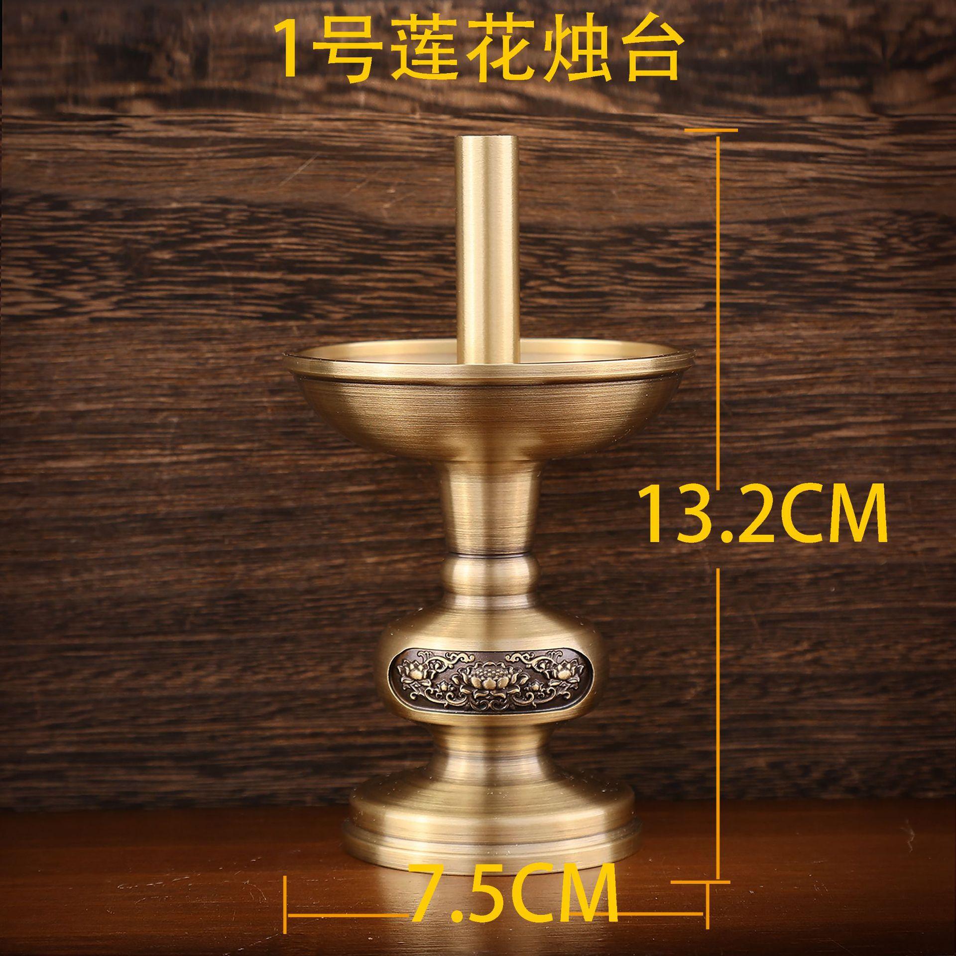 铜摆件五供铜器烛台装饰摆件