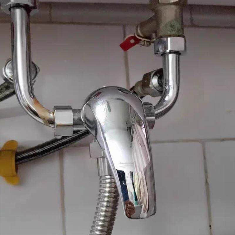 浴室通用型混水阀冷热淋浴水龙头电热水器配件大全花洒开关U型阀