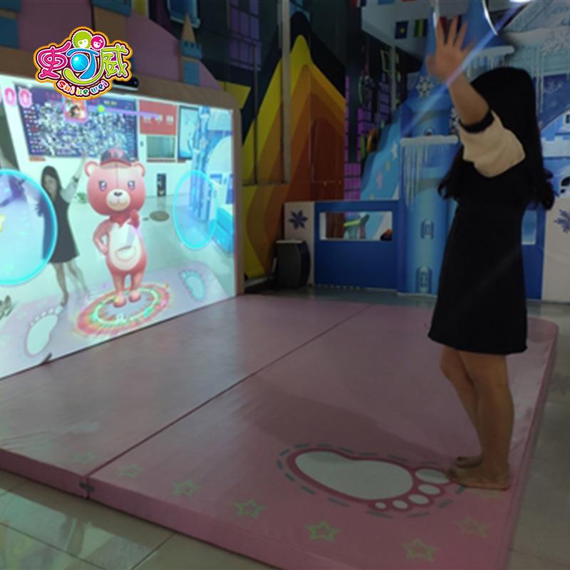 酷炫舞姿宝贝体感墙面投影运动馆沉浸式互动ar投影设备厂家