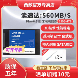 wd西部数据sa510固态硬盘，250g500g笔记本，ssd台式机电脑1t2t