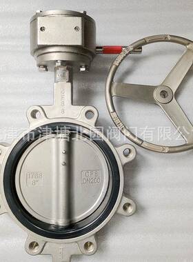 LTD371X-16P不锈钢凸耳304/316/手动船用对夹衬胶支耳蝶阀