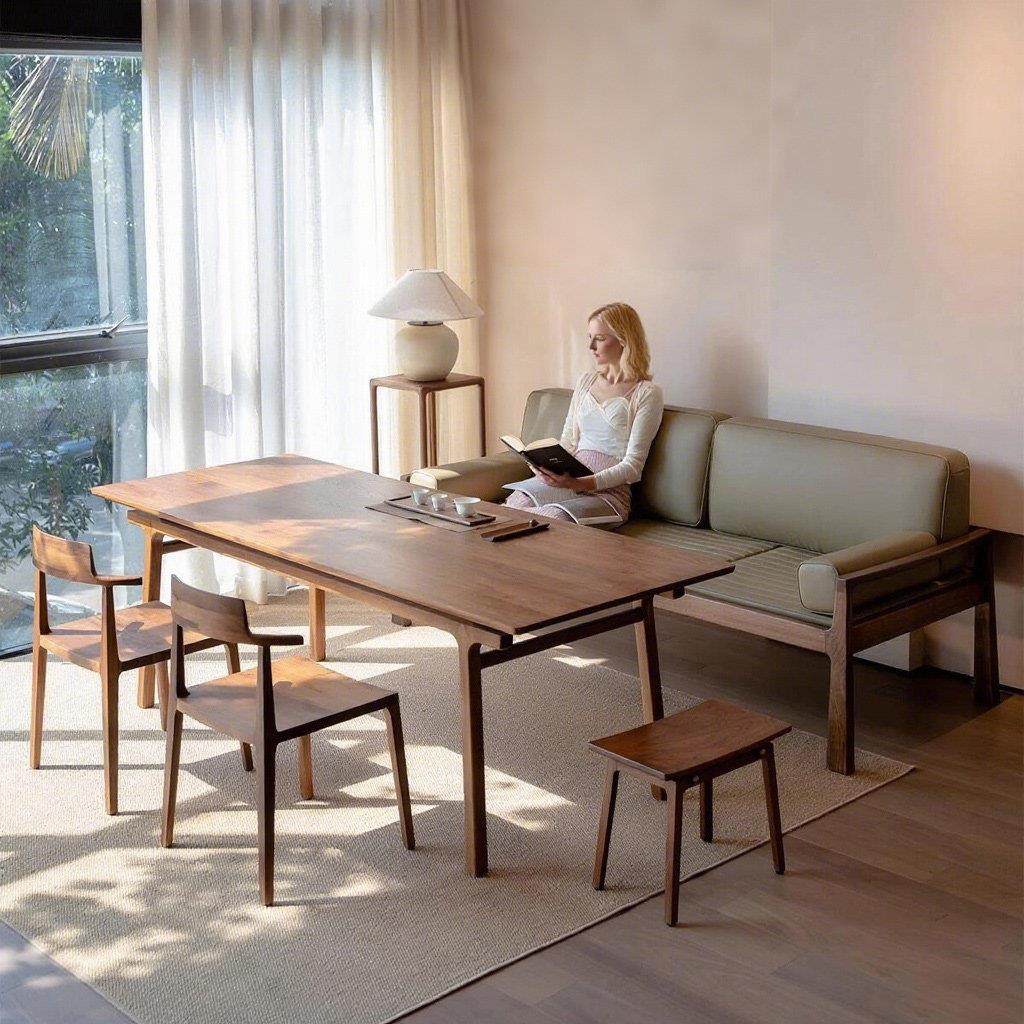 新中式实木茶桌家用茶台阳台客厅罗汉床胡桃木小户型禅意贵妃睡榻,住宅家具,家用茶台/茶桌,淘宝优惠券,粉丝福利购,淘宝优惠卷