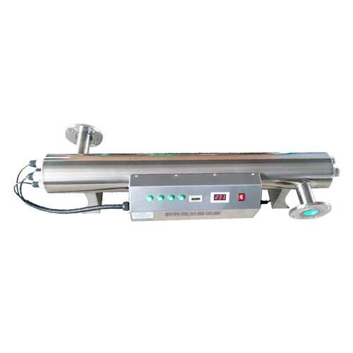 过流式紫外线消毒器/管道式紫外线消毒器/30T/H水处理320瓦 四根