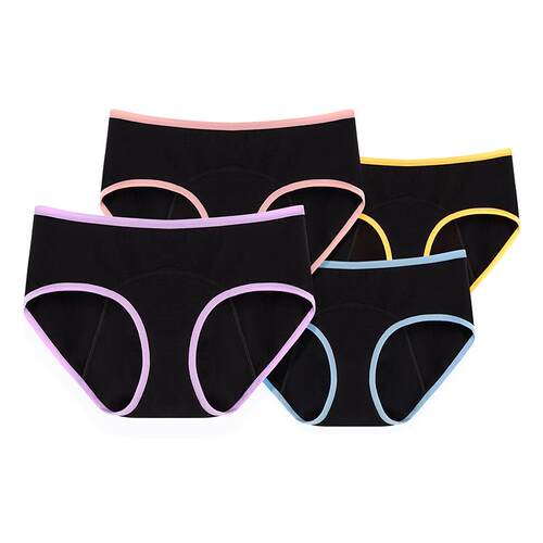 Four layer physiological underwear for boys and girls,