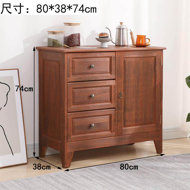 新款斗柜实木储物卧室客厅靠墙头收柜美五斗柜式床九斗柜带门纳小
