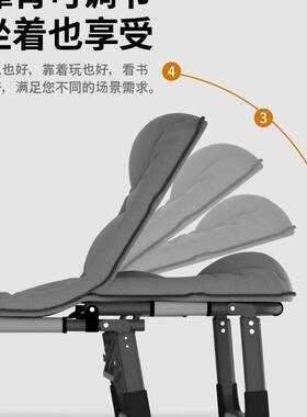 午休床折叠床单人床简易便携式躺椅办公室上班族中午休息午睡绢花
