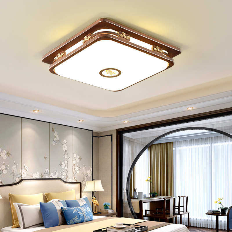 新中式红木吸顶灯2025新款客厅灯中国风卧室书房灯大气中山灯具,家装灯饰光源,智能吸顶灯,淘宝优惠券,粉丝福利购,淘宝优惠卷
