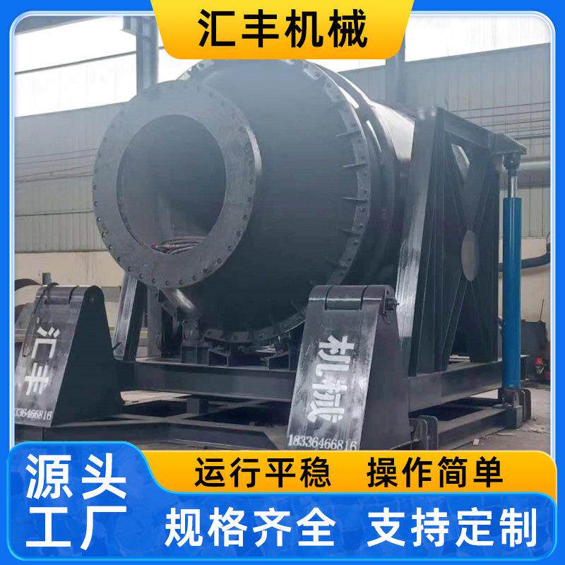 废铝灰无害化处理设备铝灰熔炼炉倾斜式小型铝渣回转炉熔铝炉