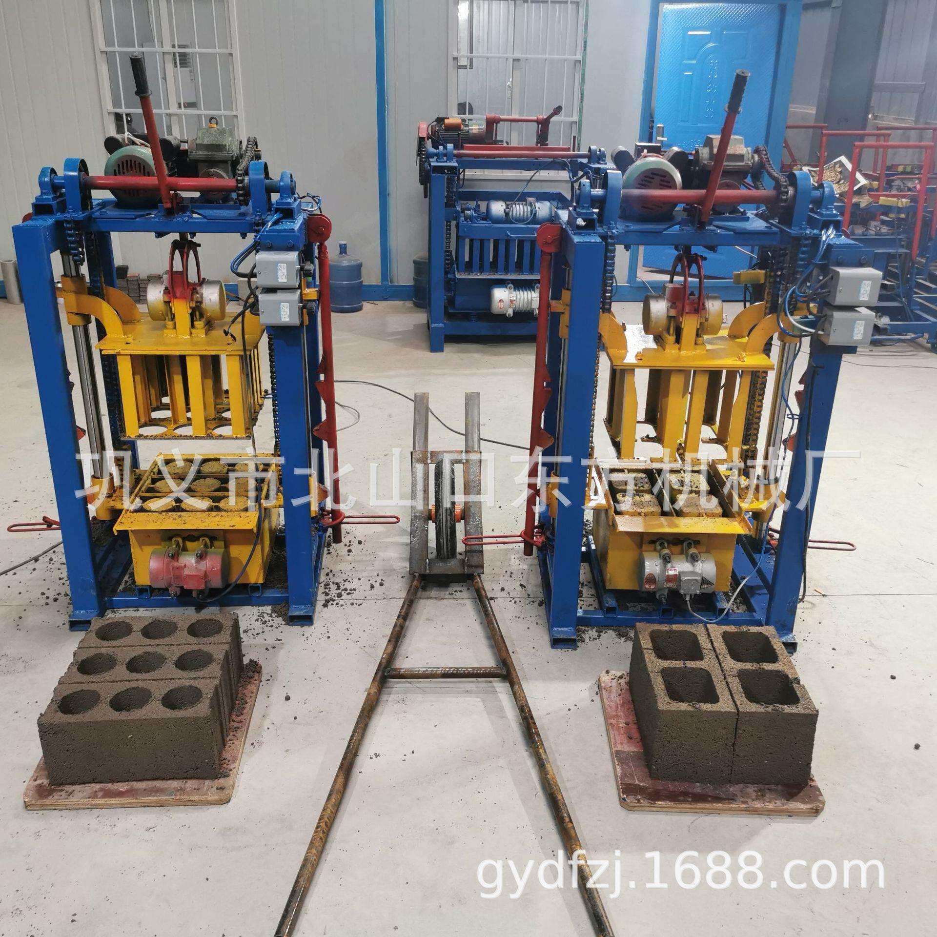 畅销款空心水泥制砖机震动成型混凝土砌块砖机 砖型可选免烧砖机