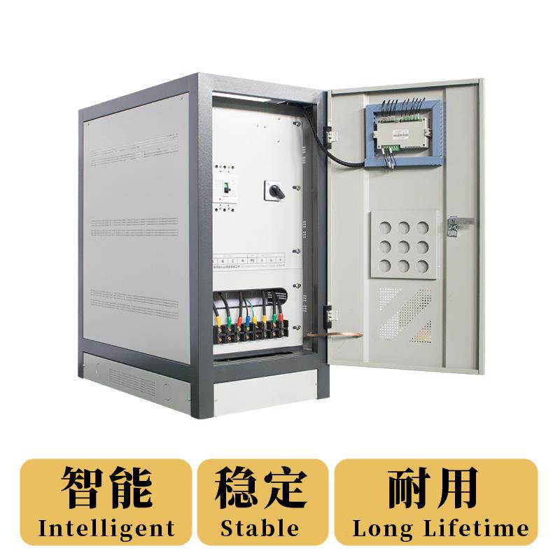 领越直售工业用大功率三相380v柱式全自动补偿式电力稳压器50KVA