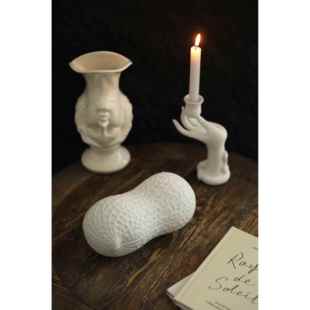 好事要花生 北欧风仿真陶瓷花生幸运饼干储物盒摆件 Garden MUSe