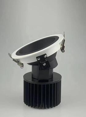 40-100WLED射灯壳 酒店车站大厅工程照明COB防眩50W天花灯套件