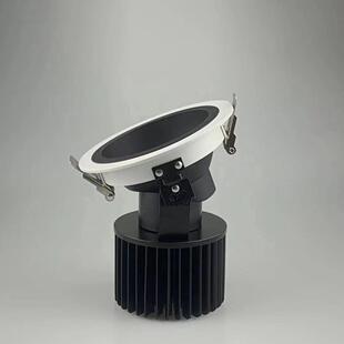 40-100WLED射灯壳 酒店车站大厅工程照明COB防眩50W天花灯套件