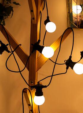 ED户布防水G5GDI0彩L灯串庭院节日装饰灯圣诞花园置氛围外灯串灯