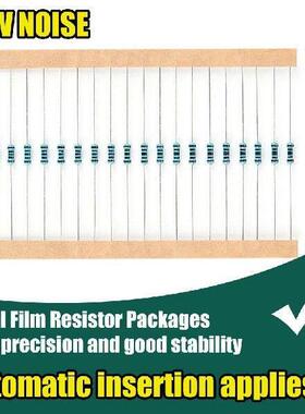 300/600pcs Mixed Metal Film Resistance Pack 10R-1M