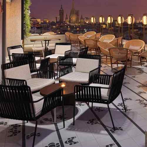 外桌椅藤椅组合露庭台阳台休约闲藤编椅院花园户现代简户外户外藤