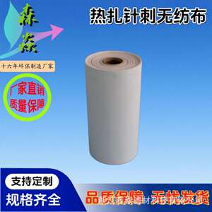森焱车用家居公路水利加厚聚酯阻燃吸水拒水热扎针刺无纺布土工布