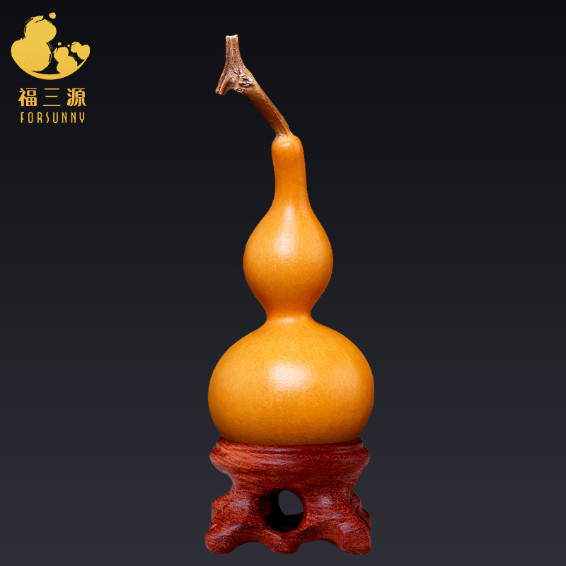 葫芦手把件文玩精品天津嘴手捻摆件天然带龙头三庭八宝本长小细腰