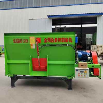 牛羊饲料搅拌机tmr全日粮混合饲料制备机5立方双轴饲料搅拌机