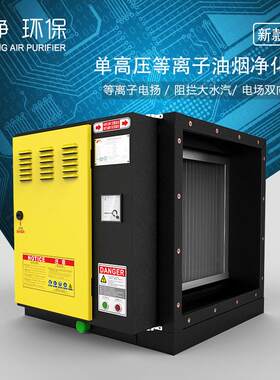 商用油烟净化器单高压等离子DL-ZN系列大功率油烟机抽烟机