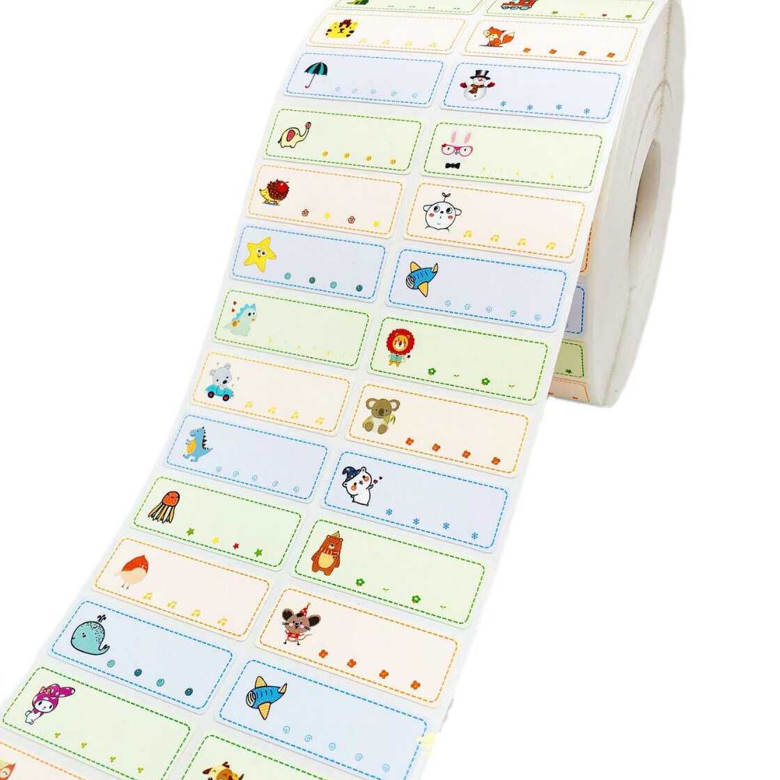 姓名贴防水布贴学生宝宝耐水洗彩色名字贴可爱动物棉质贴布可粘贴,居家布艺,布贴,淘宝优惠券,粉丝福利购,淘宝优惠卷