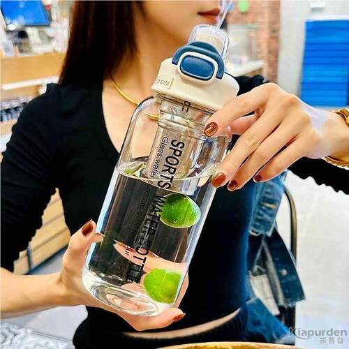 吨吨玻璃杯高硼硅1000ml大容量耐高温泡茶水分离水壶2025新款