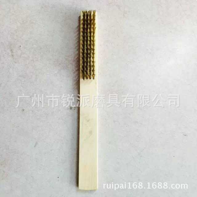 铜丝1铜丝金属表面箱行/刷 手柄 木柄清洁 精品刷刷起4刷卖360行5
