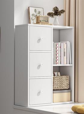 飘窗纳柜置物柜架杂窗台柜子防晒物柜阳书台书柜收卧室靠墙96422