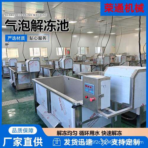 小型快速解冻池冷冻肉类鸡鸭解冻设备3米解冻池多少钱厂家优惠