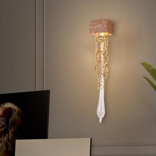 卧美式 全铝室内水晶壁 后现代室壁别客379厅餐厅灯卧室轻奢复墅式