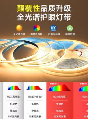 24v自粘背胶柔性线形灯cob低压软灯条灯带超亮led客厅吊顶灯槽软