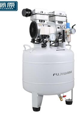 藤原气泵空气压缩机静音款木工打气设备220V低噪音无油空压机750A