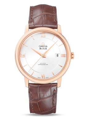 盒证[9.8新]欧米茄18K玫瑰金自动机械手表男424.53.40.20.02.001