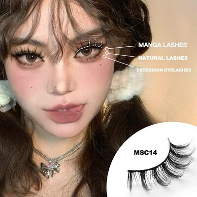 10 Pairs Makeup Natural Eye Lashes Dramatic False Eyelashes