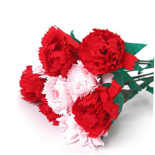 Origami Crinkled Crepe Paper DIY Gifts Flower Wrapping Fold