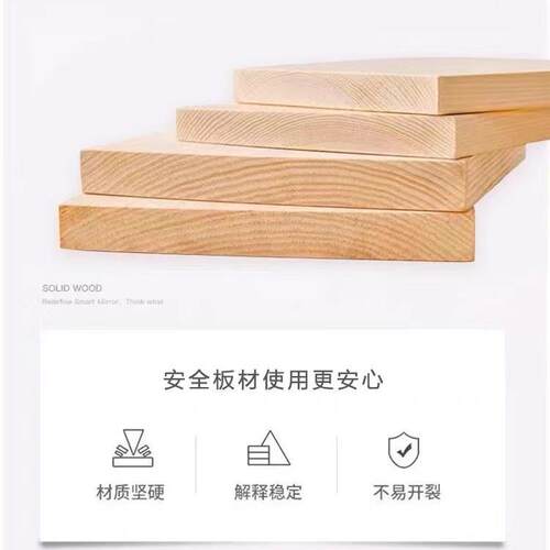 实木全身镜家衣用试镜穿室衣镜卧立体镜大子挂墙落WNL地镜